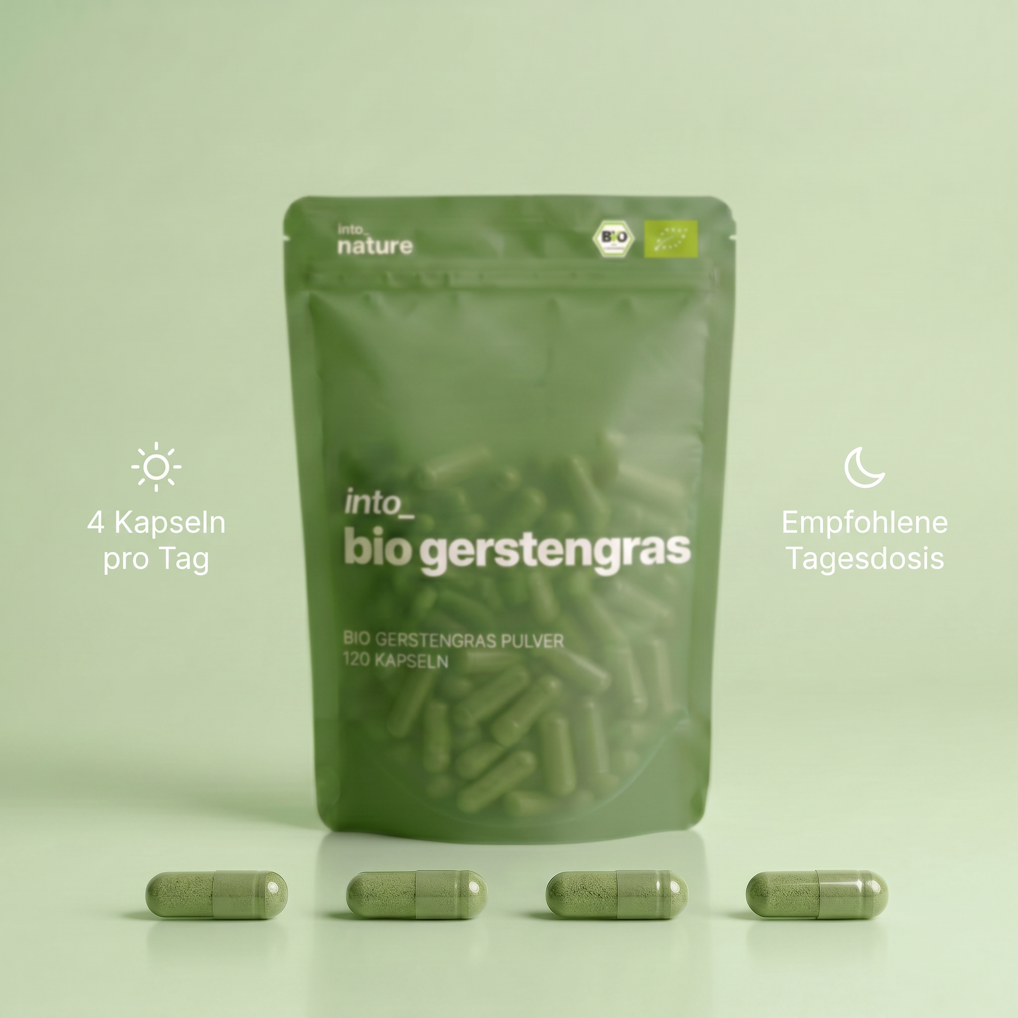 Bio Gerstengraspulver Kapseln