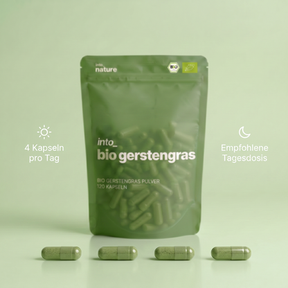 Bio Gerstengraspulver Kapseln