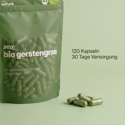 Bio Gerstengraspulver Kapseln
