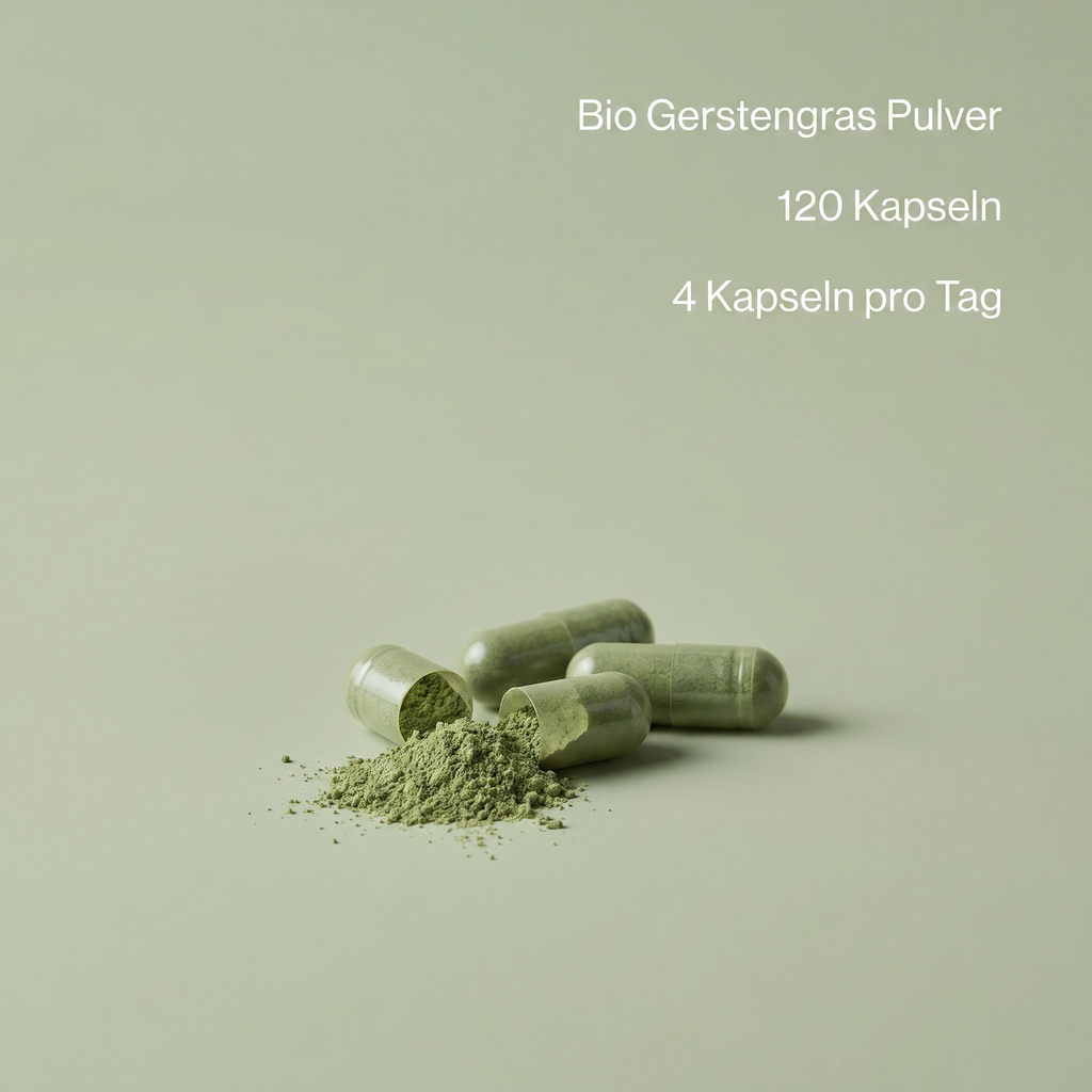 Bio Gerstengraspulver Kapseln